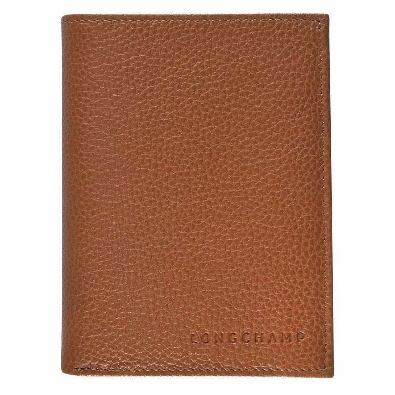 Longchamp Le FOULONNÉ Lommebok Dame Caramel Norge | L3528021F72