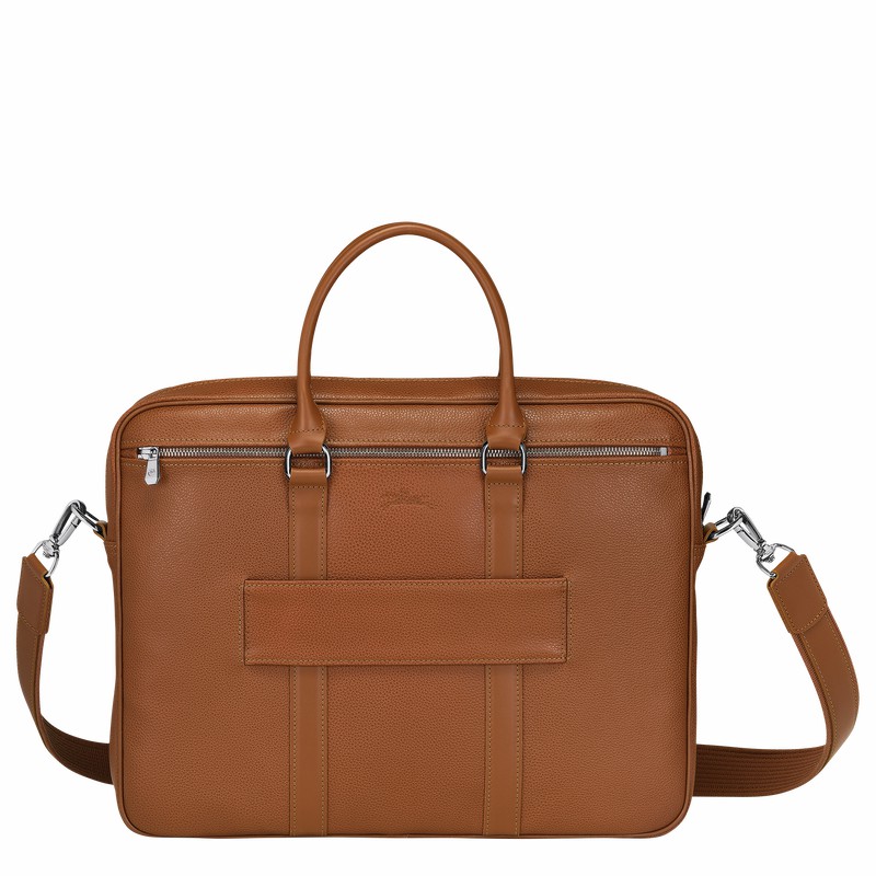 Longchamp Le FOULONNÉ S Stresskoffert Dame Caramel Norge | L2122021F72