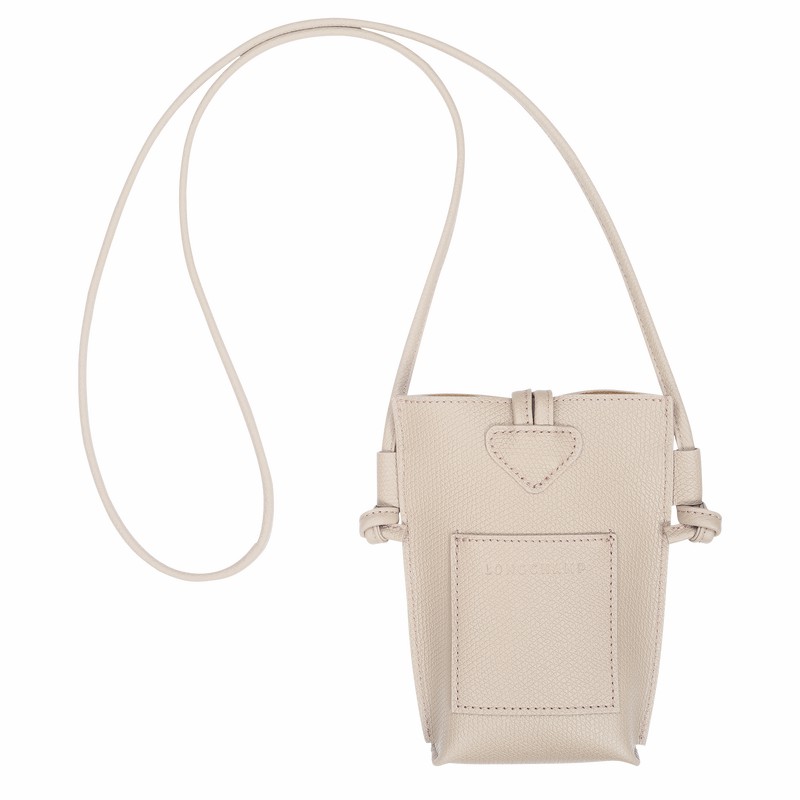 Longchamp Le Roseau Deksel Dame Hvite Norge | 34180HFP555